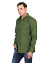 Camisas Para Hombre Tipo Pana Manga Larga B45121 Militar