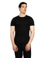 Playeras Para Hombre Acanalada A51302 Negro