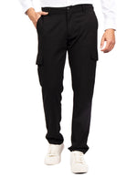 Pantalones Para Hombre Cargo Stretch G45302 Negro