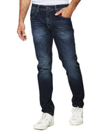 Jeans Para Hombre Mezclilla Slim Fit J41106 Azul