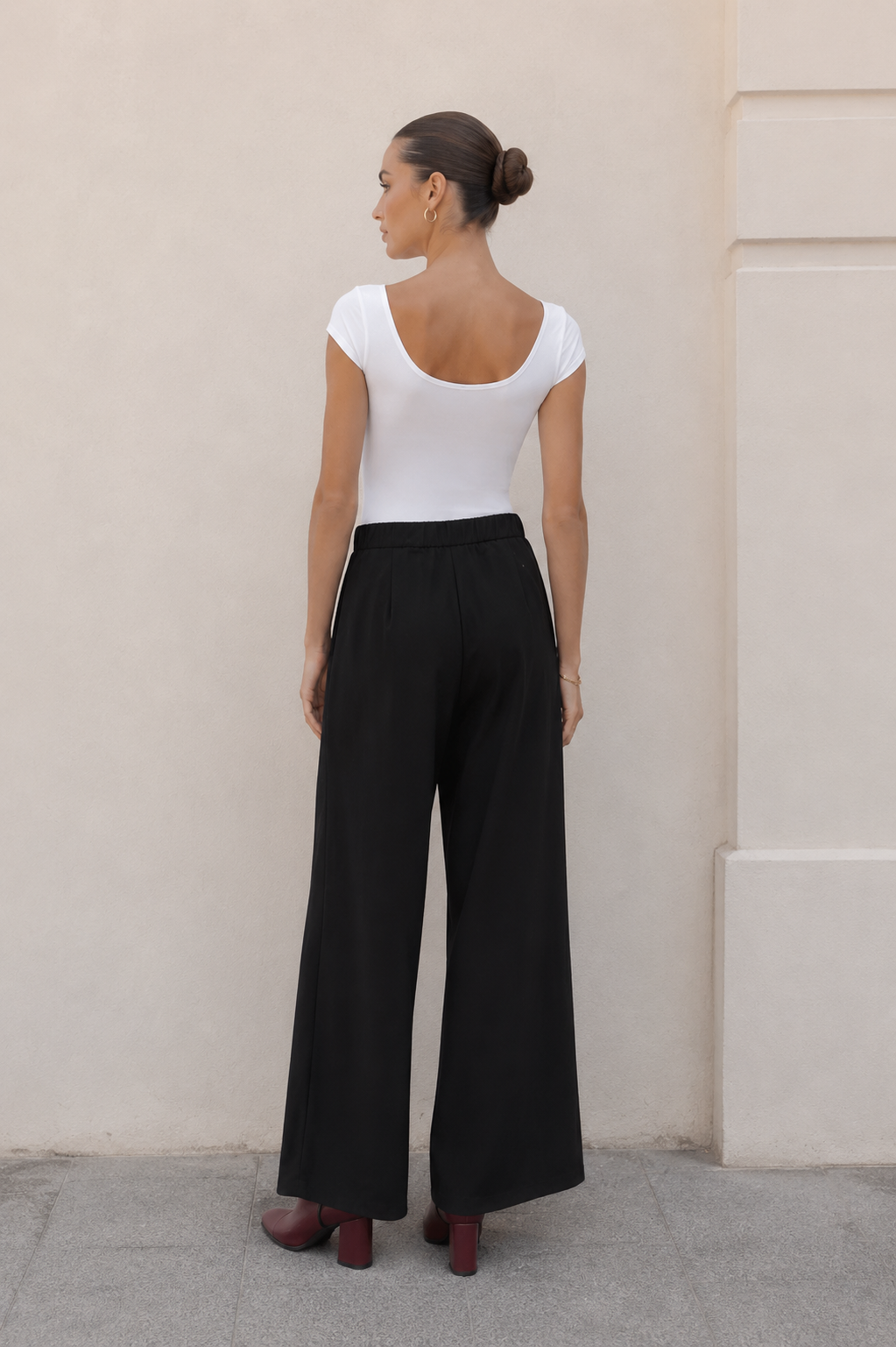 Pantalones Para Mujer De Vestir Super Strech W63101 Negro