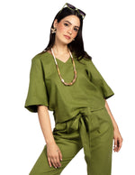 Blusas Para Mujer Oversize Suelta N51102 Olivo