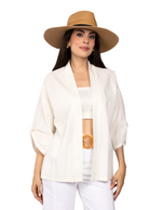 Kimonos Para Mujer Lino Estilo Japones T51101 Crema