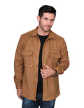 Camisolas Para Hombre Ligera Tipo Gamuza B45331 Camel