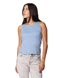 Blusas Para Mujer De Resaque Lisa Comoda De Tirantes N41162 Azul