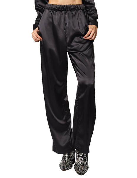 Pantalones Para Mujer Bobois Moda Básico de Vestir Negro W21100 – BOBOIS