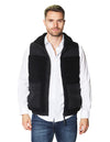 Chalecos Para Hombre Acolchado Cuello Sherpa H45307 Negro