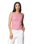 Blusas Para Mujer De Resaque Lisa Comoda De Tirantes N41162 Rosa