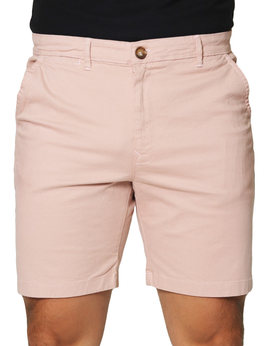 Bermudas Para Hombre Algodón GBCOTST Palo Rosa