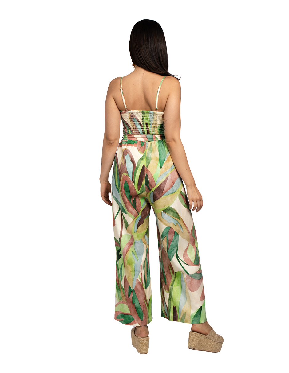 Jumpsuits Para Mujer Smok De Tirantes W51132 Unico