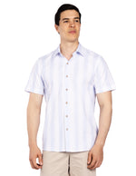 Camisas Para Hombre Dobbie Con Textura B51356 Cielo