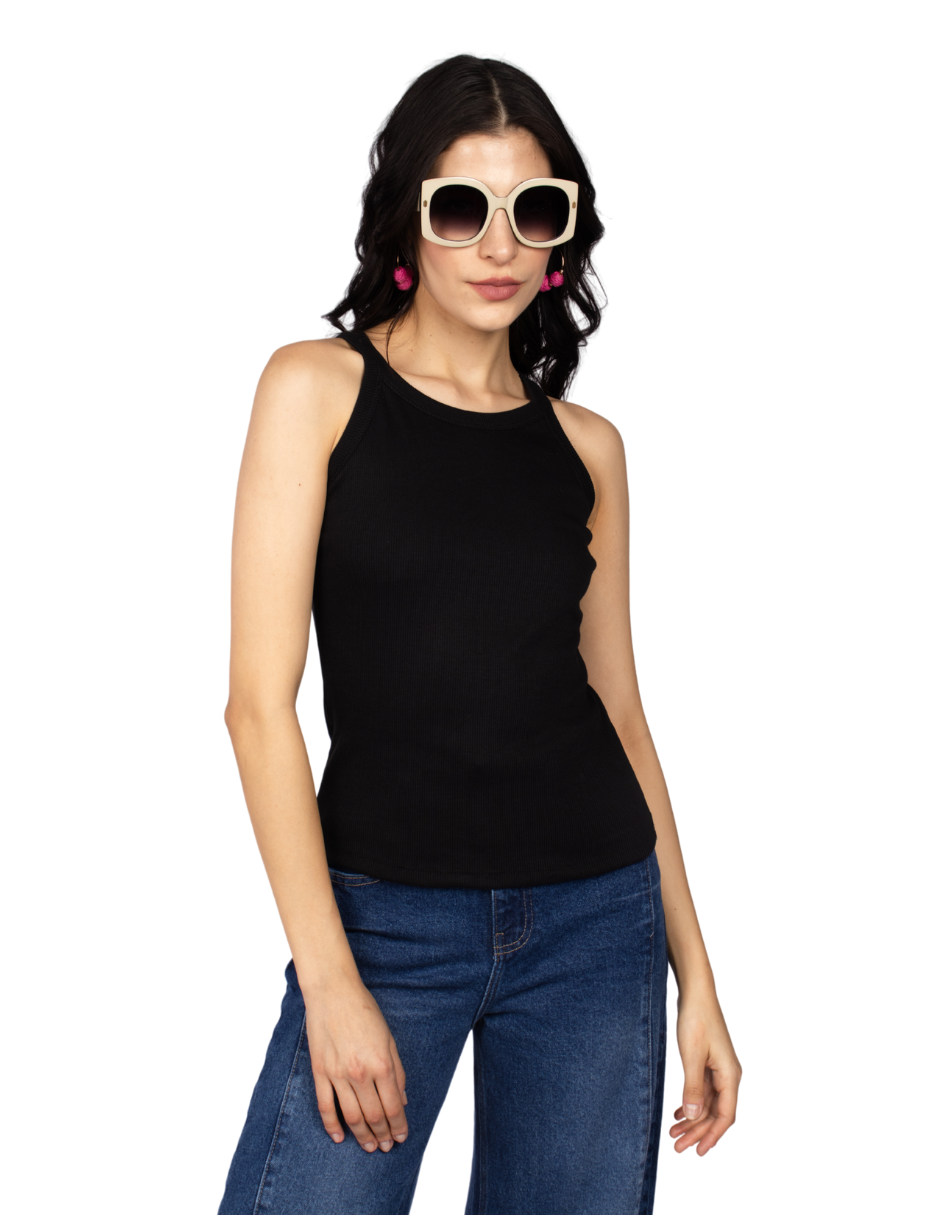 Blusas Para Mujer Tank Top N51140 Negro