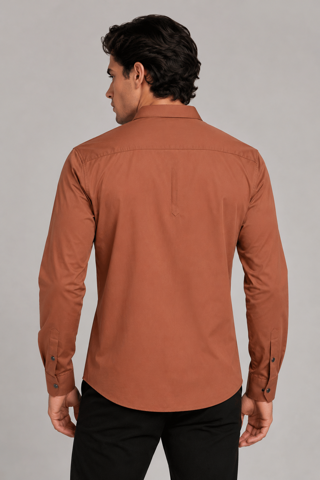 Camisas Para Hombre Super Stretch Sin Costuras B65405 Chedron