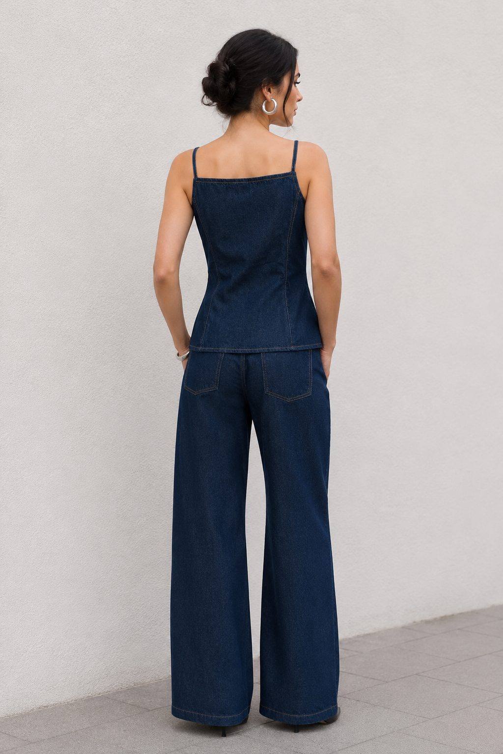 Chalecos Para Mujer Denim De Tirantes Mezclilla R63102 Unico
