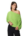 Blusas Para Mujer Lisa Sin Hombros N43126 Verde