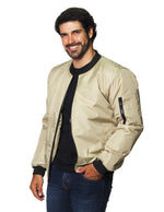 Chamarras Para Hombre Bomber Jacket D35101 Camel