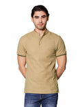 Playeras Polo Para Hombre Cuello Mao A45401 Kaki