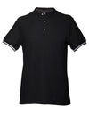 Playeras Polo Para Hombre Cuello Mao A45401 Negro