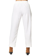 Pantalones Para Mujer Slim Comodo Con Resorte W43107 Hueso