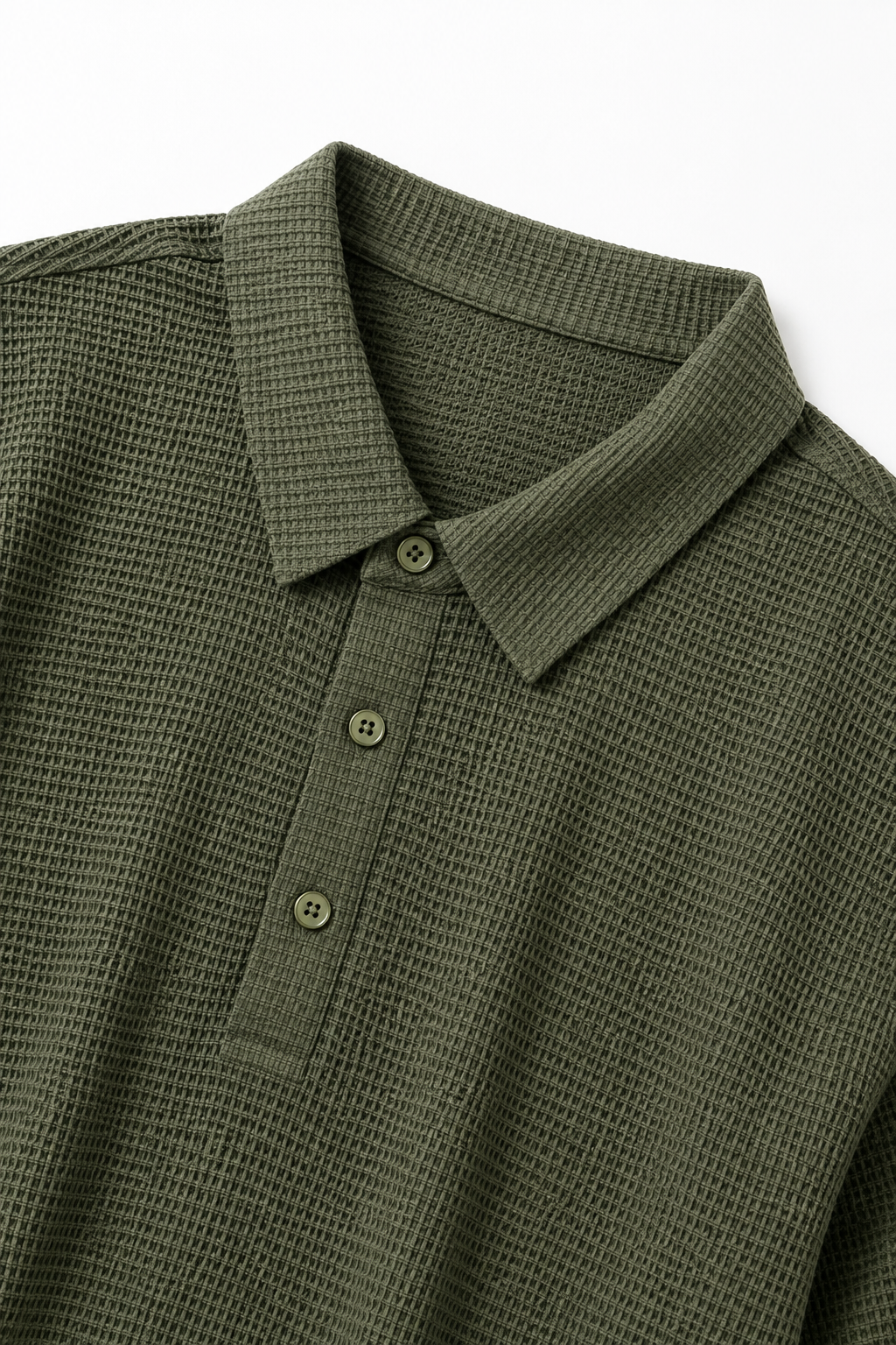 Playeras Polo Para Hombre Premium Con Textura A55405 Olivo