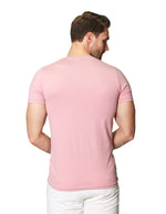 Playeras Para Hombre Cuello Redondo Basica APCR Palo rosa