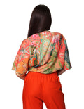 Blusas Mujer Bobois Moda Casual Crop Top Estampada Floral N31125 Unico