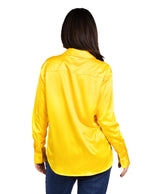 Blusas Para Mujer Camisera Satinada N51103 Amarillo