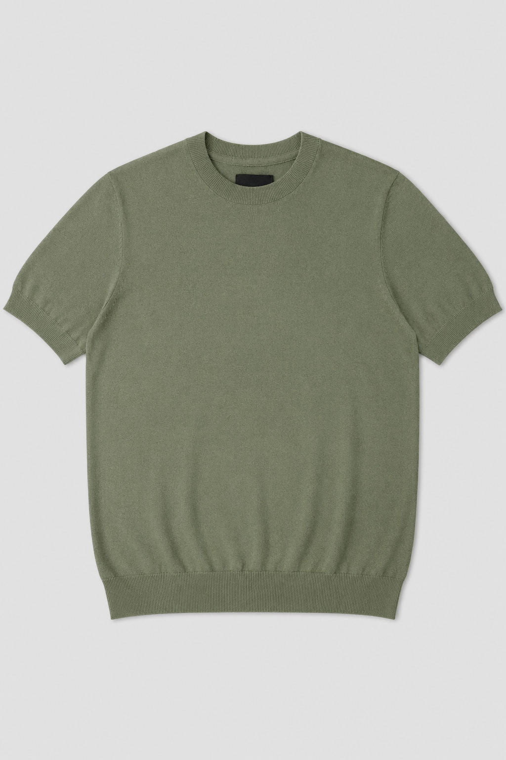 Playeras Para Hombre de Punto Cuello Redondo A61451 Olivo