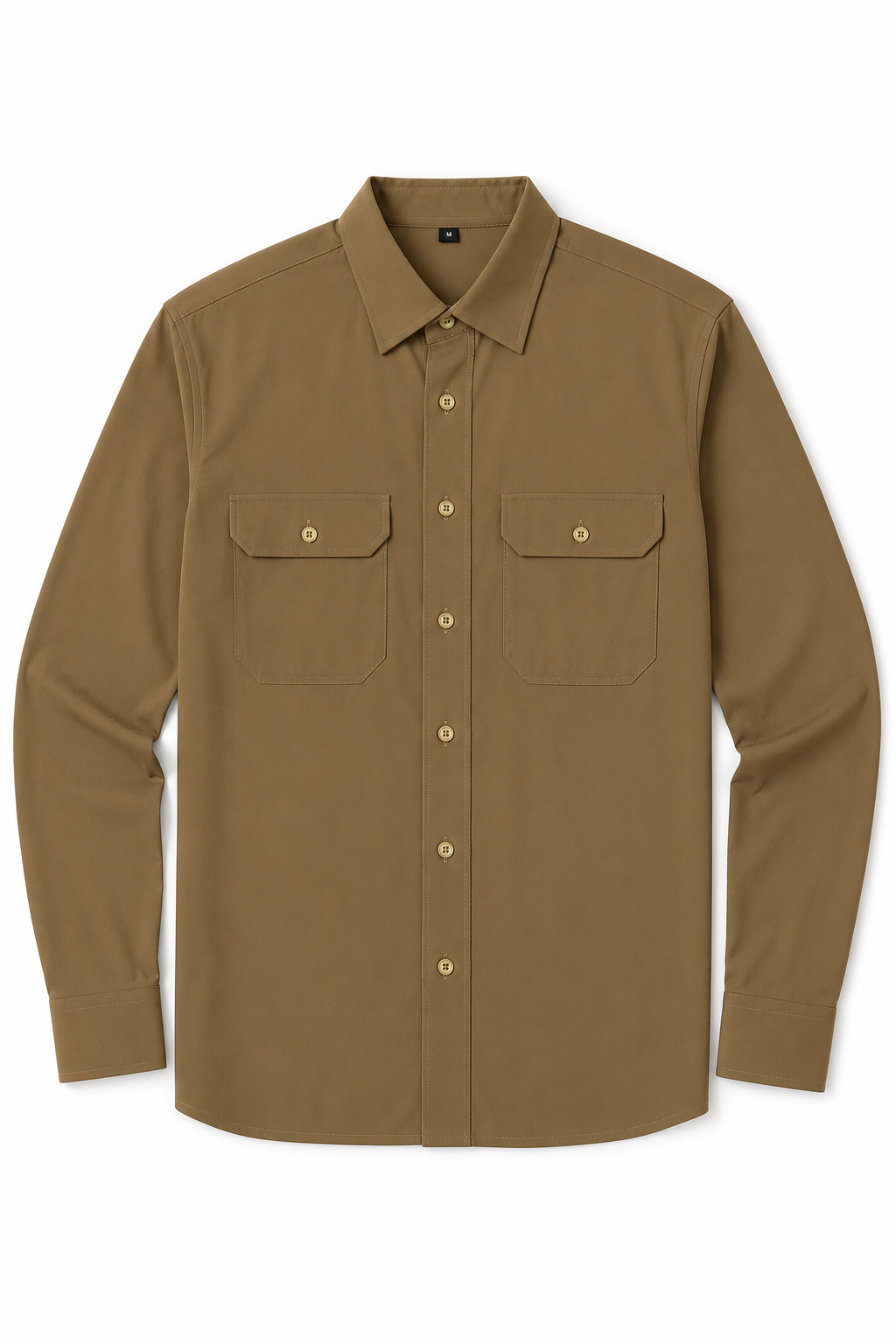 Camisas Para Hombre Super Stretch Non Iron B55410 Camel