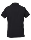 Playeras Polo Para Hombre Con Textura A45406 Negro