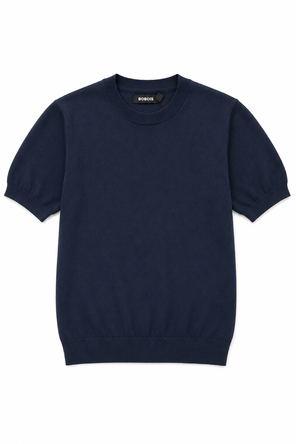 Playeras Para Hombre de Punto Cuello Redondo A61451 Marino