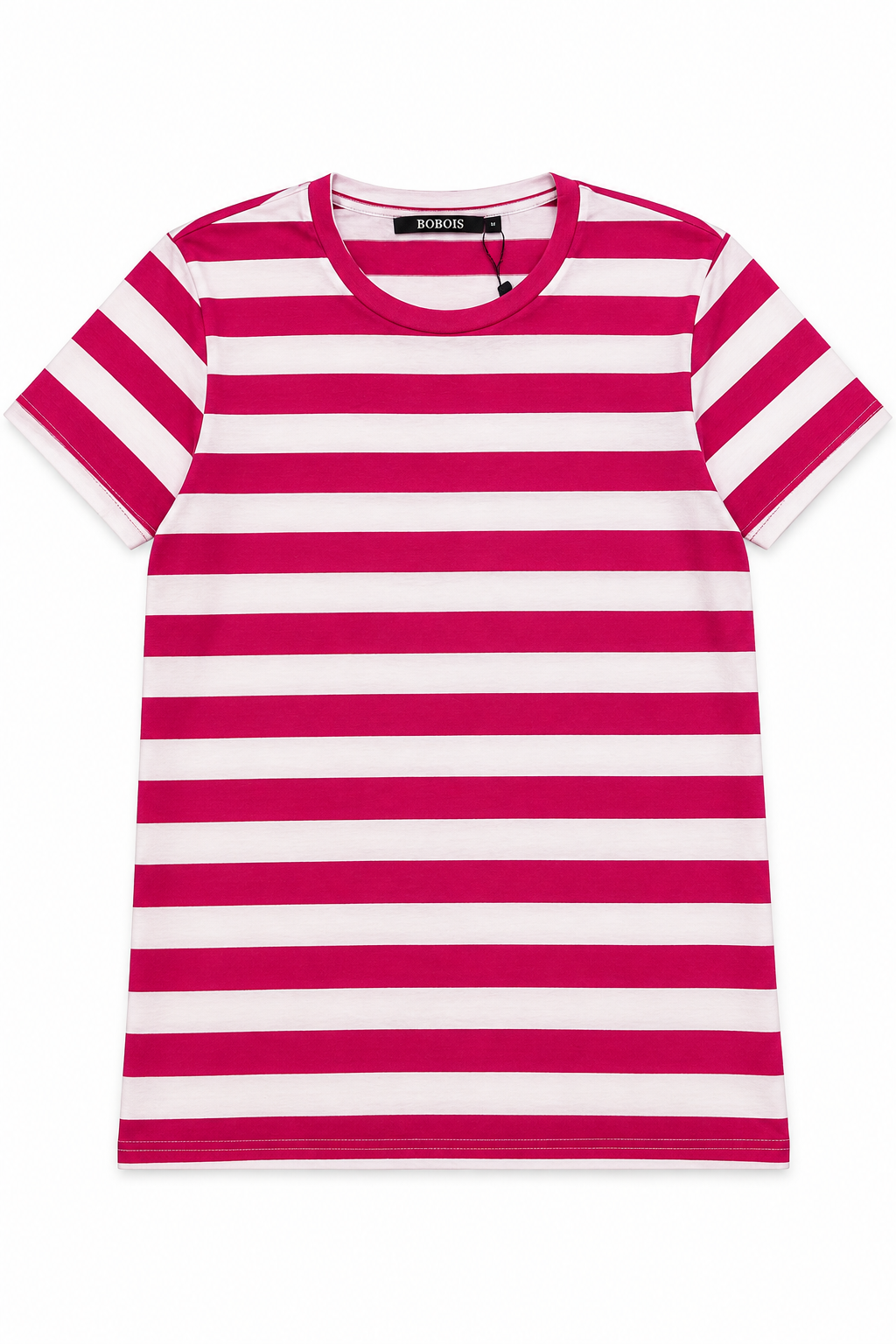 Playeras Para Hombre De Manga Corta Con Estampado De Rayas A41112 Fiusha