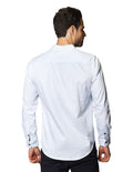 Camisas Para Hombre Bobois Moda Casuales De Manga Larga Con Estampado De Puntos Slim Fit B35304 1