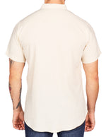 Camisas Para Hombre Lino Cuello Mao B51373 Arena