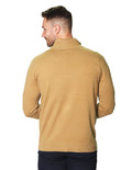 Sueteres Para Hombre Cuello Alto Con Cierre E45304 Camel