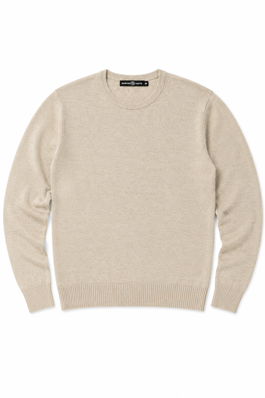 Suéteres Para Hombre Básico de Punto Fino E65301 Beige
