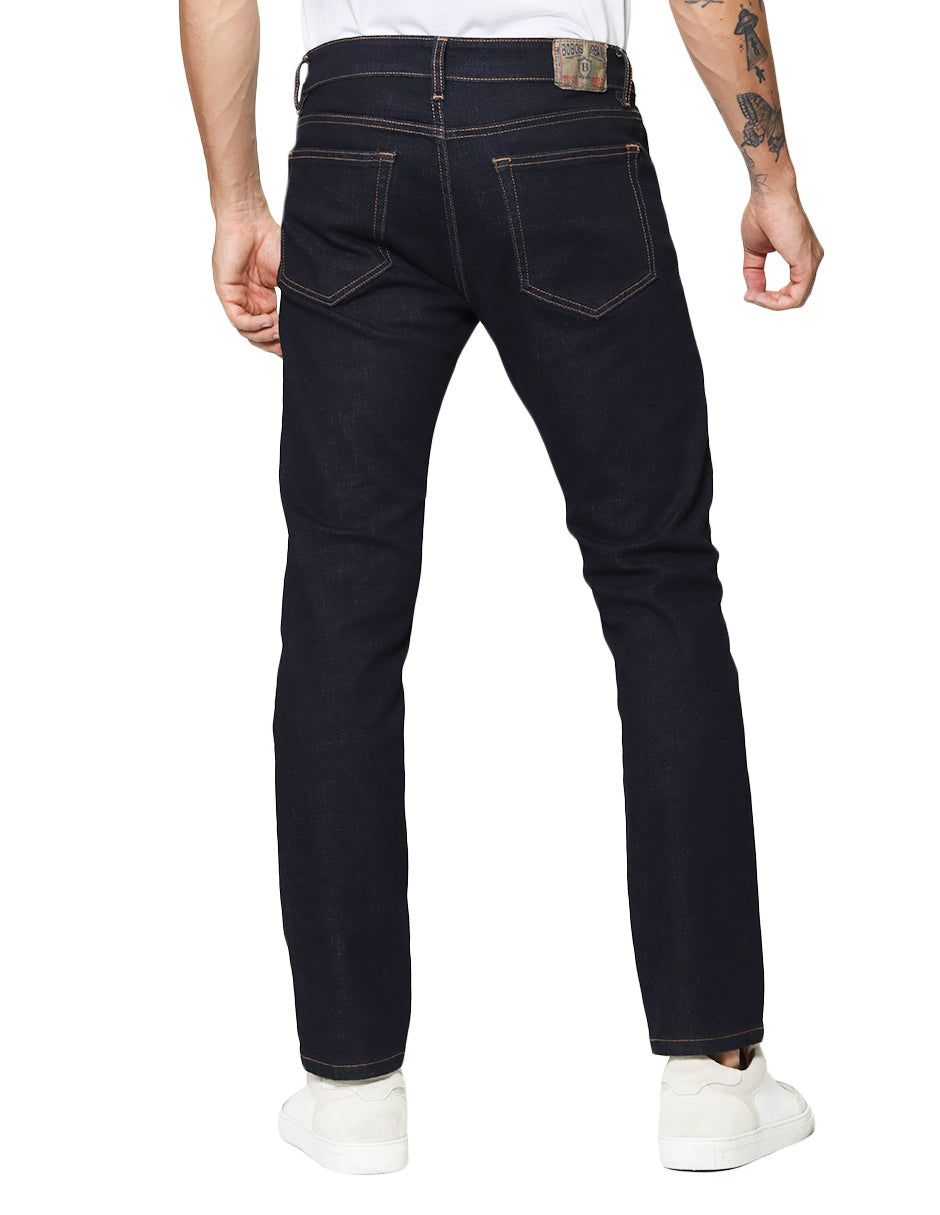 Jeans Para Hombre Mezclilla Slim Fit JSLIM Indigo