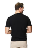 Playeras Para Hombre Cuello Redondo Con Textura A41454 Negro