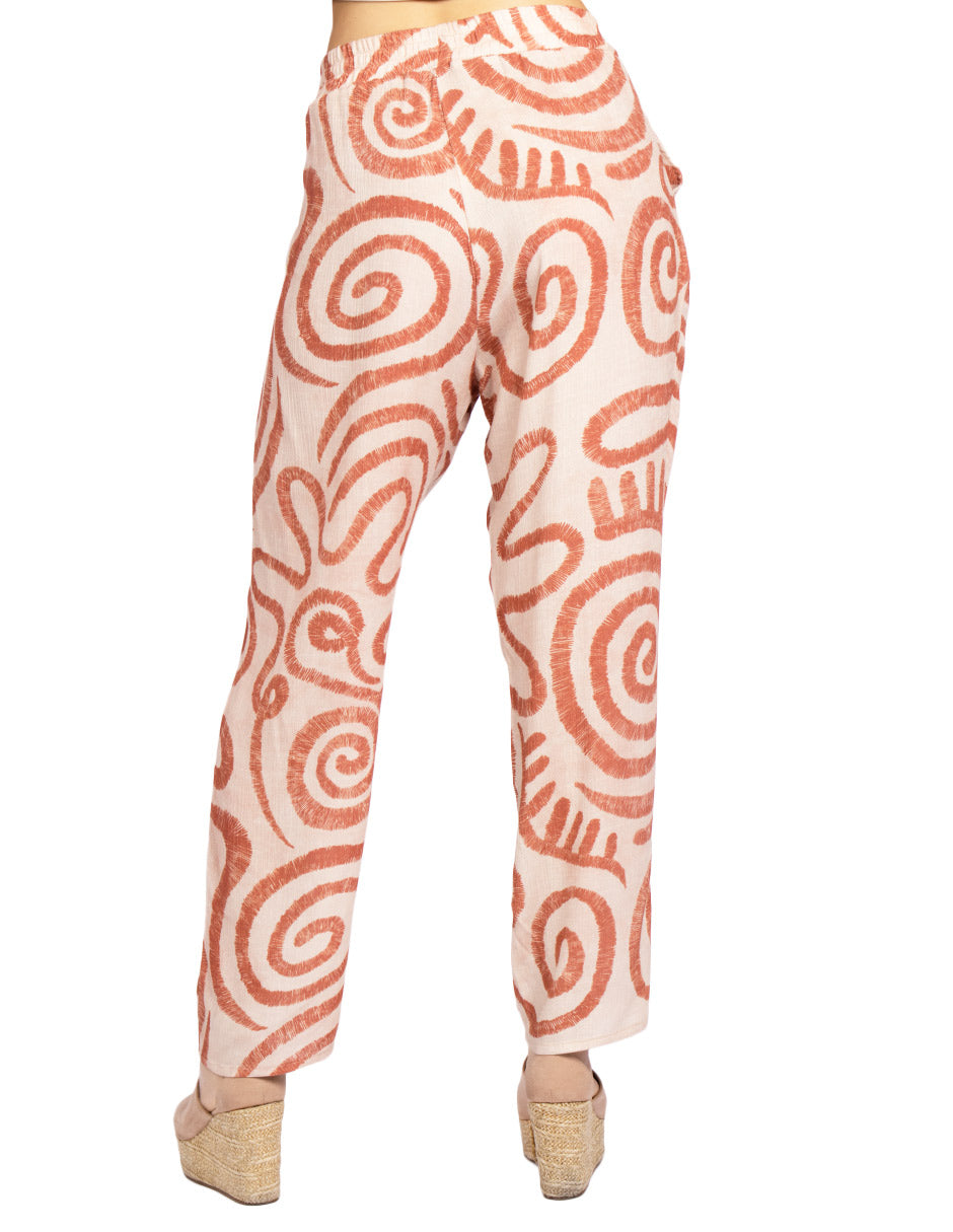 Pantalones Para Mujer Ligero Con Jareta W51123 Rustico