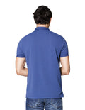 Playeras Polo Para Hombre Con Textura A45406 Azul