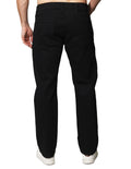 Jeans Para Hombre Mezclilla Lisos Relaxed Fit JRELAX Negro