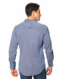 Camisas Para Hombre Bobois Moda Casuales De Manga Larga Con Estampado De Puntos Slim Fit B35304 4