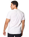 Camisas Para Hombre Bobois Moda Casuales Jackard De Manga Corta Cuello Abierto Relaxed Fit B41378 Arena