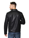 Chamarras Para Hombre Lisa Cuello Alto D45322 Negro