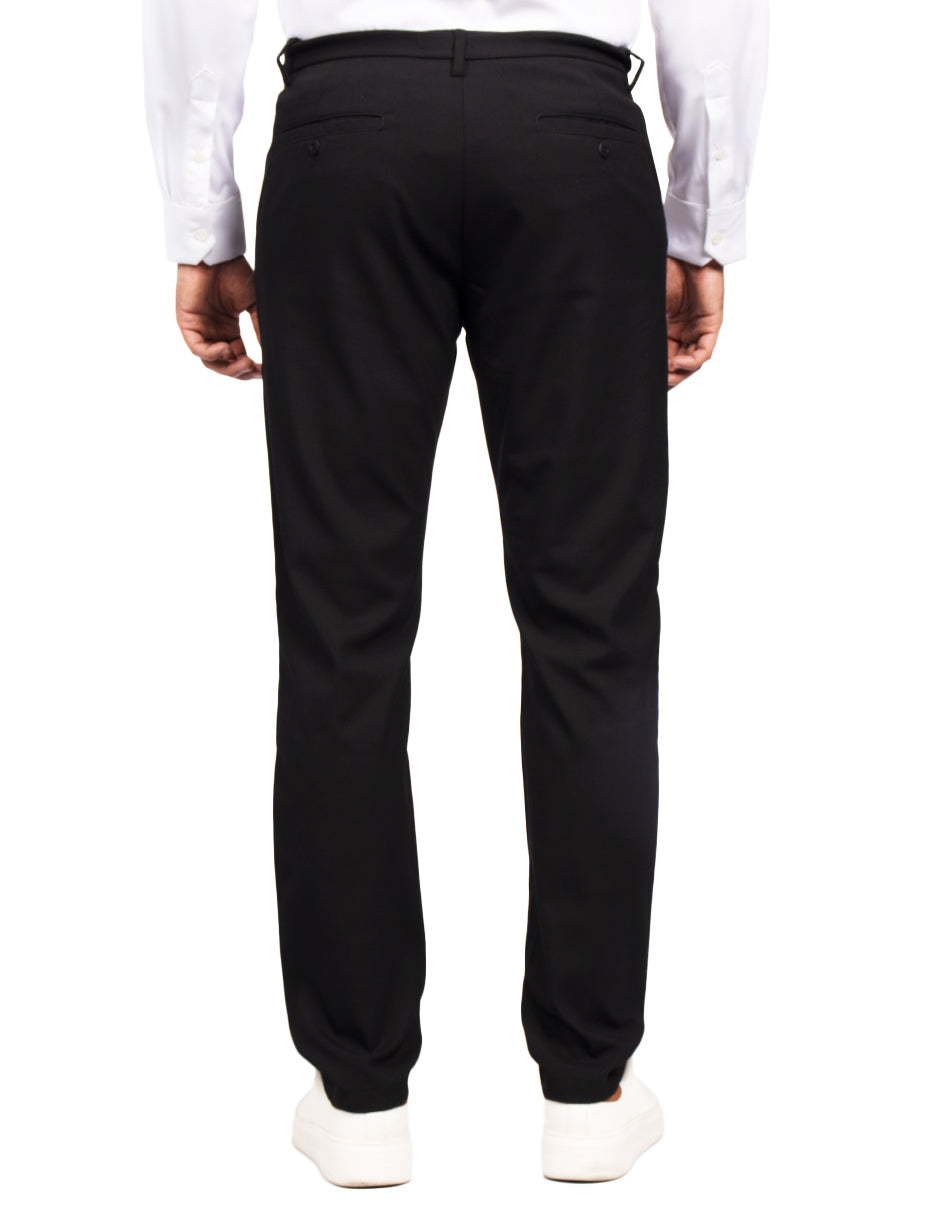 Pantalones Para Hombre De Vestir GPAVES Negro