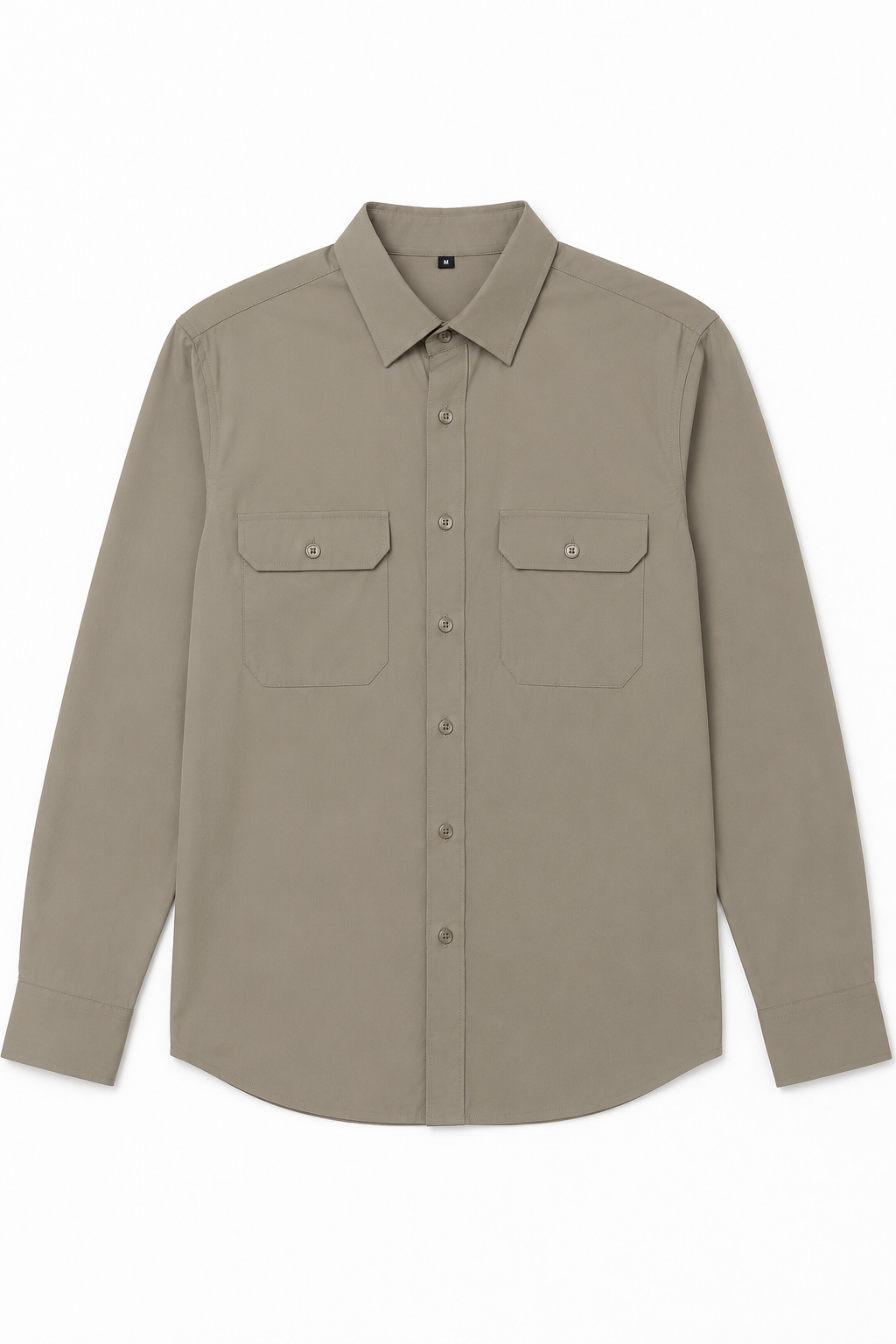 Camisas Para Hombre Super Stretch Non Iron B55410 Kaki