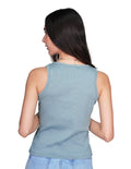 Blusas Para Mujer Bobois Moda Casuales De Resaque Lisa Comoda De Tirantes N41162 Azul
