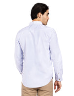 Camisas Para Hombre Regular Fit Oxford B51113 Azul