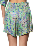 Shorts Para Mujer Bobois Moda Casuales Comodo Con Estampado Pezlis Y41100 Verde