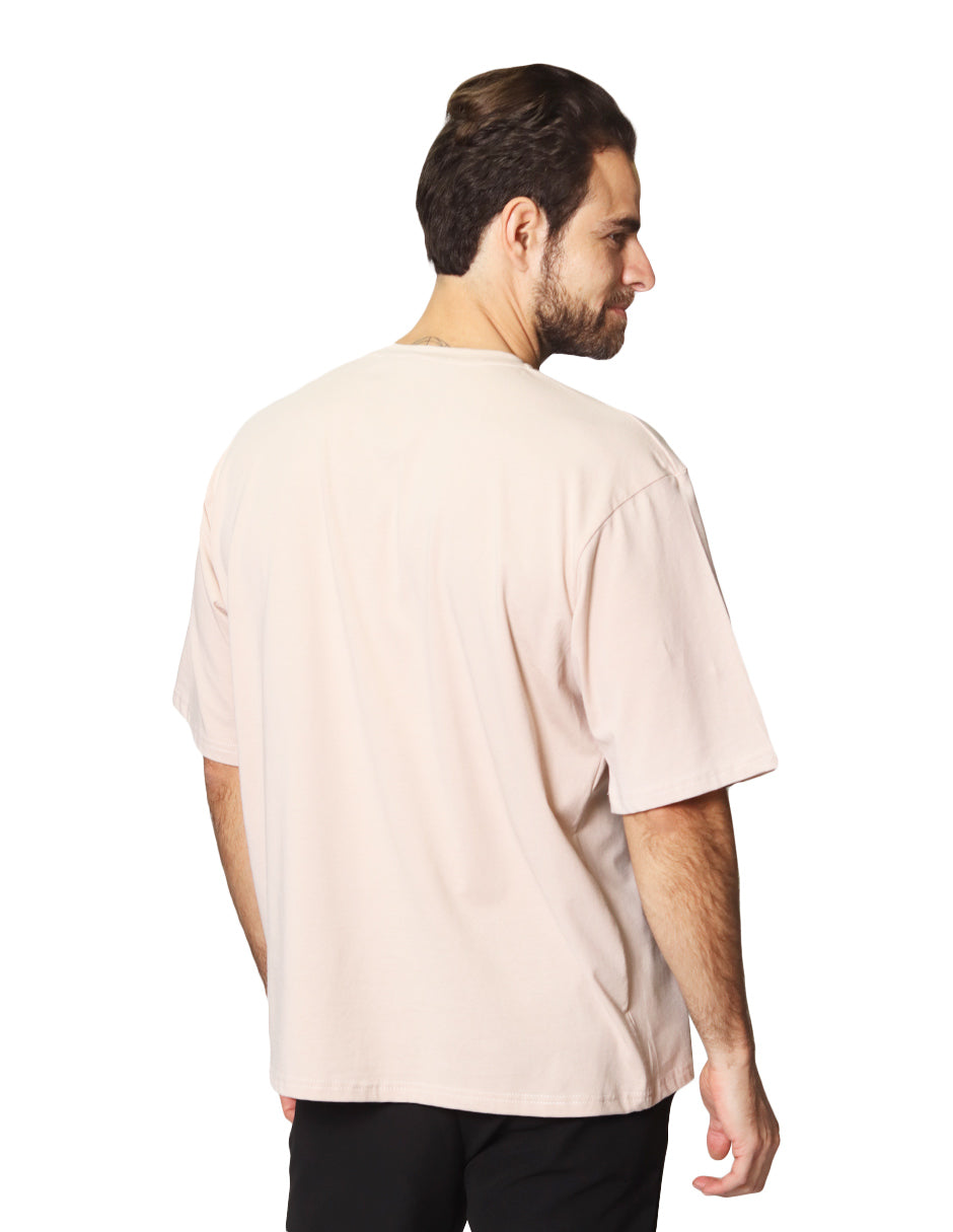 Playeras Para Hombre Oversize Manga Corta Cuello Redondo APCRO Arena